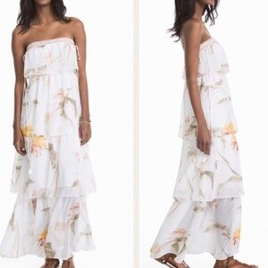 White House Black Market Strapless Dress